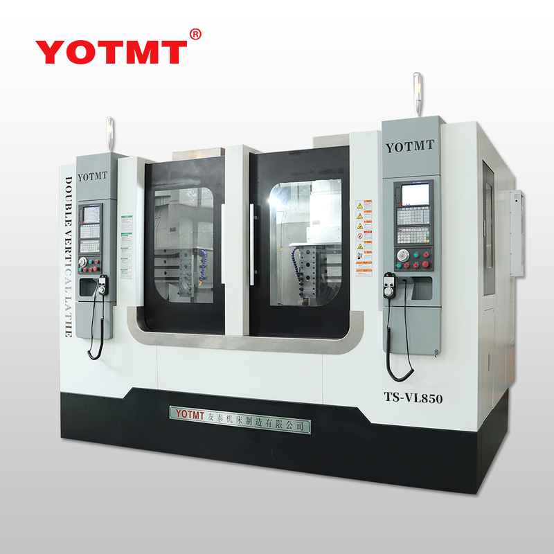 TS-VL850 Токарный станок с ЧПУ с двойным станком по металлу