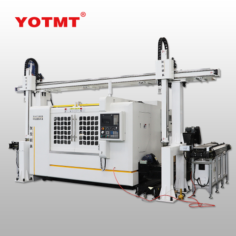 XSC500 Китай YOTMT Торговый центр поставщика Приводной двусторонний револьверный токарный станок с ЧПУ