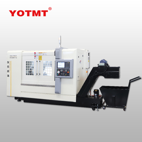 YOTMT ВЫСОКОЕ КАЧЕСТВО XSC700 Токарный станок с ЧПУ с металлическим валом с двойным концом Револьверный станок с ЧПУ С ISO9001