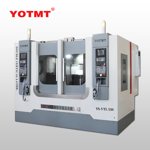 TS-VTL550 Токарный станок с двойным шпинделем Вертикальный параллельный токарный станок с ЧПУ